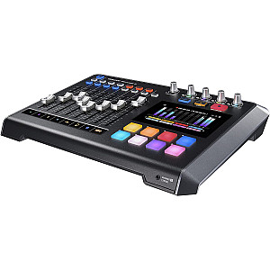 Tascam Mixcast 4 Podcast Studio Mixer Station with Built-in Recorder/USB Audio Interface